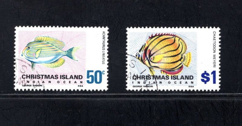 Christmas Island 32-33,    VF, Used,  CV $5.00 ....  1370009,1370010