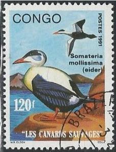 Congo (PR) 916 (used) 120fr eider