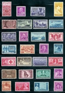 PCBstamps  1948 Commemoratives Year Set (953-80) 28 var., MNH, (4)