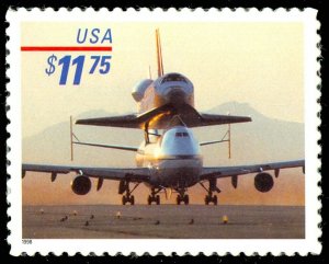 Space Shuttle $11.75 Express Mail Single Postage Stamp Scott 3262