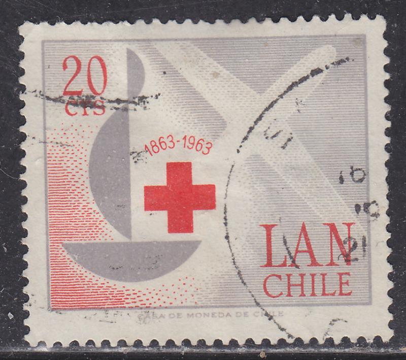 Chile C249 Centenary of the International Red Cross 1963