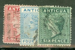 JR: Antigua 8, 10, 11 used CV $53