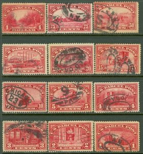 EDW1949SELL : USA 1913 Scott #Q1-12 Used. Nice Fresh set. Catalog $207.00.