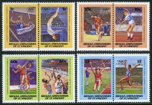 1984 St Vincent Grenadines Bequia 34-41Paar 1984 Olympic Games in Los Angeles