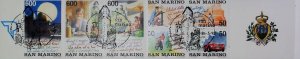 San Marino Used Booklet Cancel 26-03-1992 20606-