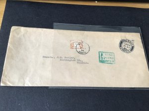 Walsall 1956 postage due stamps cover Ref R28800