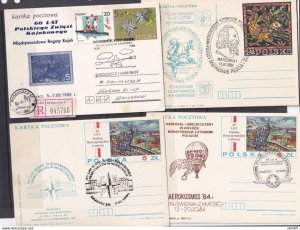 Poland 10 Postal Stationary Cards Special cancel 16118
