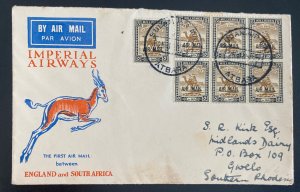 1932 Atbara Sudan First Flight Airmail Cover To Southern Rhodesia Imperial Airwa