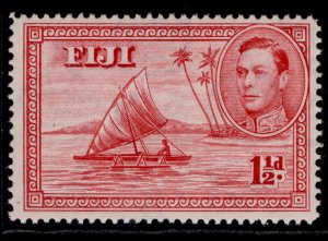 FIJI GVI SG252b, 1½d carmine, NH MINT. Cat £35.