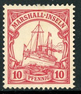 Marshall Islands 1901 Germany 10 pfg Carmine Sc #15 Mint S350