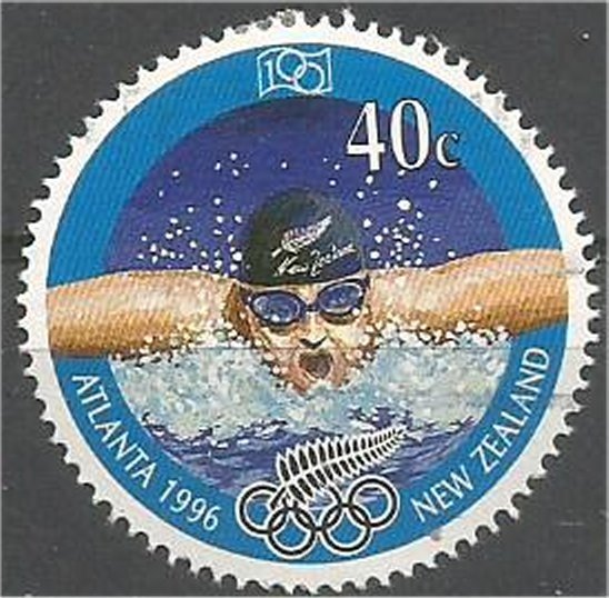 NEW ZEALAND, 1996, MH 40c,  Olympics Scott 1374