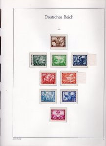 GERMANY MNH 1933-1945  LIGHTHOUSE ALBUM COMPLETE (111)