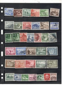 GERMANY COLLECTION ON STOCK SHEET MINT/USED