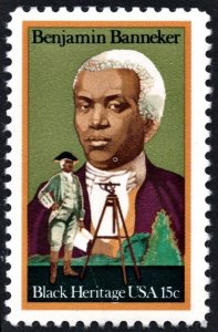 SC#1804 15¢ Black Heritage: Benjamin Banneker Single (1979) MNH