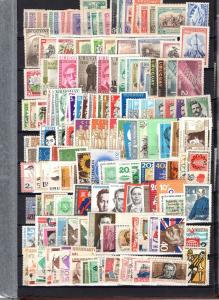 Uruguay MNH stamp collection lot 1898 to 1990 $$ regular + air mail + blocks BOB