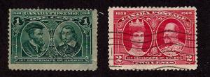 Canada-1908-SC 97-98-H&Used-Cartier & Champlain
