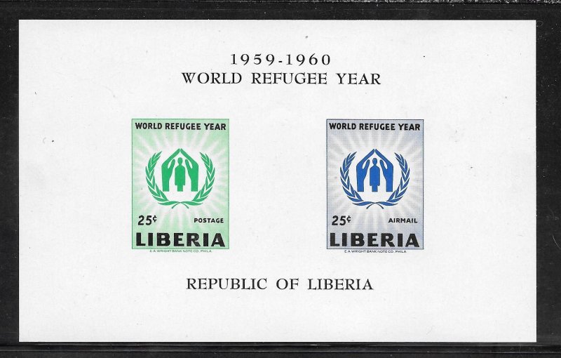 Liberia #C124 MH World Refugee Year Souvenir Sheet (12926)