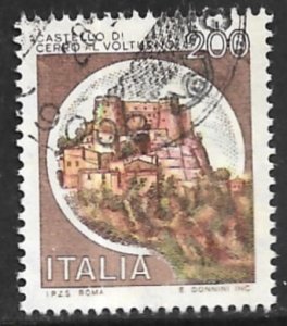 ITALY 1980 200L Cerro al Voiturno Isernia Castles Issue Sc 1420 VFU