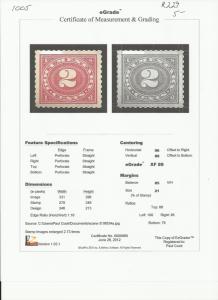 # R229 MINT NEVER HINGED XF+