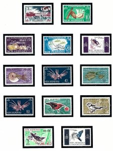 British New Hebrides 96-107 MNH 1963-67 Definitive Set