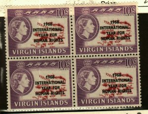 Virgin Islands #190-1 MNH Blocks (4) CV$2.50