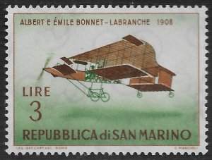 San Marino #511 3l Historic Planes - Albert Bonnet & Emile Labranche~MHR