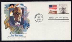 US 1845 Igor Stravinsky Fleetwood U/A FDC