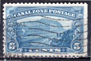 Canal Zone:  1928 Sc. # 107 Used Single Stamp