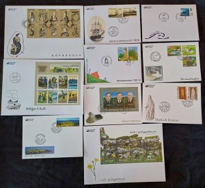 Faroe Islands 2007 Cpl year different cachet FDC Five scans Excellent  Quality