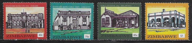 Zimbabwe Scott #'s 1219 - 1222 MNH