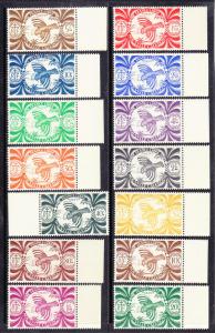 New Caledonia Scott #252-265 MNH