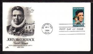 US John McCormick 1984 Artcraft U/A FDC BIN