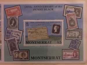 Souvenir Sheet Scott Montserrat #745 NH