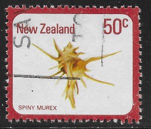 New Zealand #677 50c Sea Shells - Spiney Murex (Piorieria Zelandica)