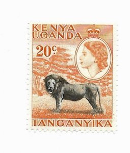 Kenya, Uganda & Tanzania 1954 - M - Scott #107 *