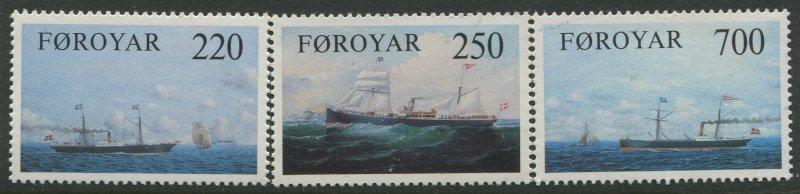 STAMP STATION PERTH Faroe Is. #90-92 Pictorial Definitive Issue MNH 1983 CV$4.50