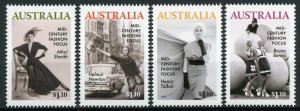 Australia Mid Century Fashion Stamps 2020 MNH Helmut Newton Photography 4v Set