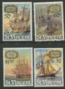 STAMP STATION PERTH St Vincent #615-618 Set  MNH CV$4.00.