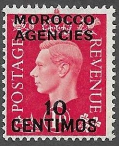 Great Britain Offices in Morocco # 84 George VI  10c (1) VLH Unused