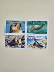 Stamps Tristan da Cunha Scott #747-50 nh