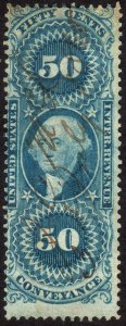 1862, US 50c, Conveyance, Used, Sc R54c