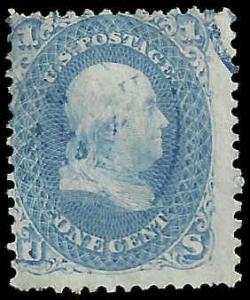 # 63 Blue Used Ben Franklin