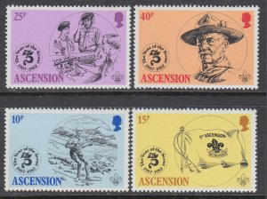 Ascension 301-304 MNH VF