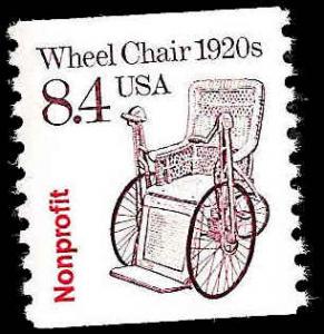 # 2256 MINT NEVER HINGED 1920'S WHEEL CHAIR