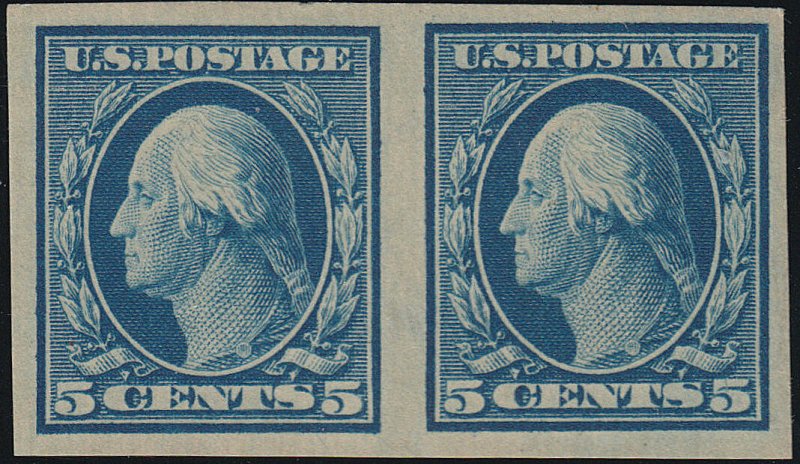 U.S. 343-347 FVF+ MH PAIRS (71719)