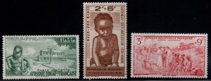 French Equatorial Africa Scott CB2-CB4 MH* Native Children's Welfare Fund