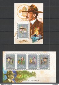 2014 Guinea Organization Scouts Kb+Bl ** Stamps St673