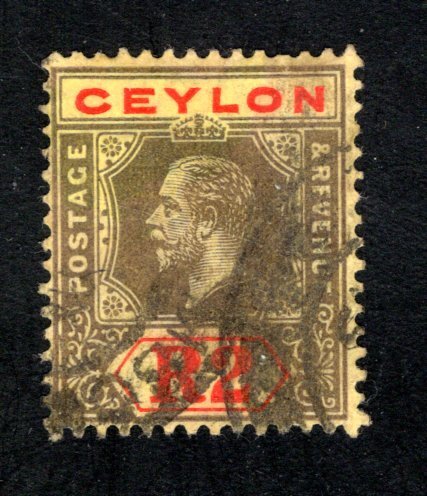 Ceylon #211, F/ VF, Used,  CV $15.00 ....  1290179