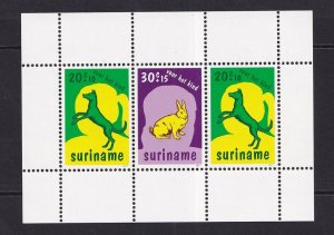 Surinam  #B243a  MNH   1977  sheet  child welfare