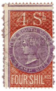 (I.B) Australia - NSW Revenue : Stamp Duty 4/-